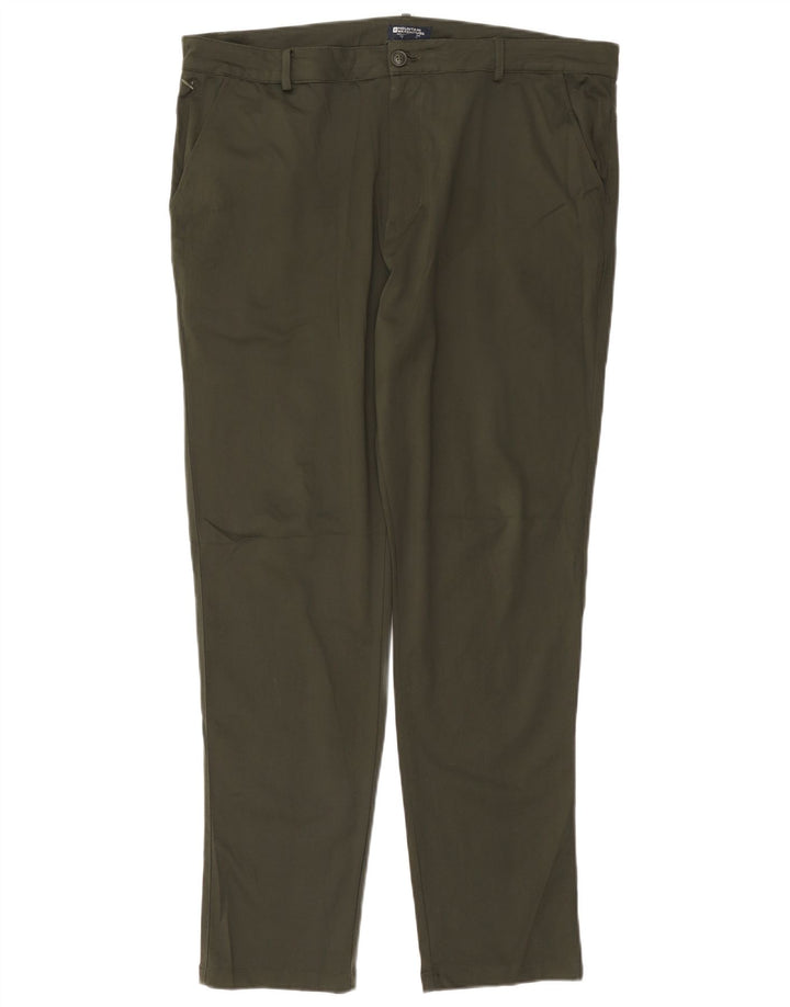 Mountain Warehouse Womens Slim Chino Trousers W38 L30 Green Polyester