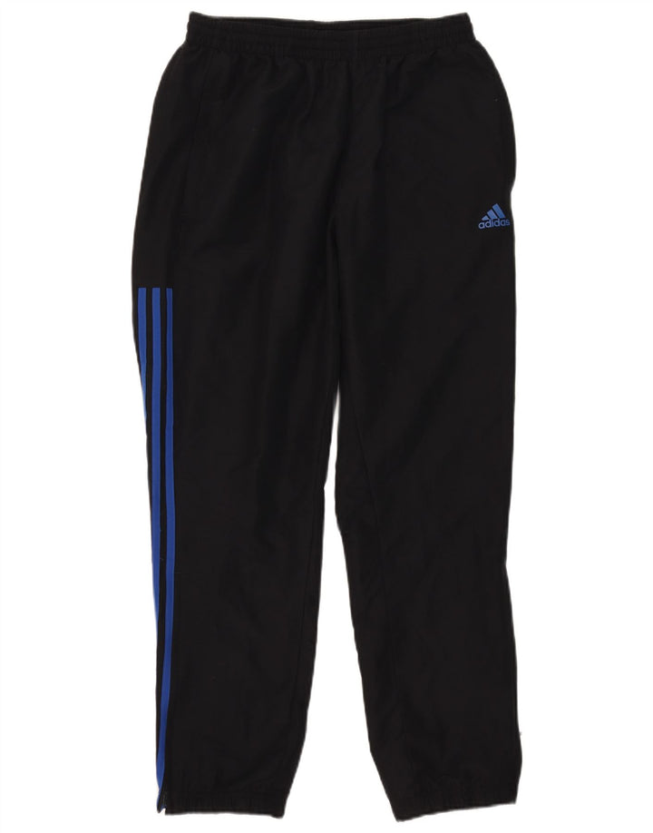 Adidas Mens Tracksuit Trousers Joggers Medium Black Polyester