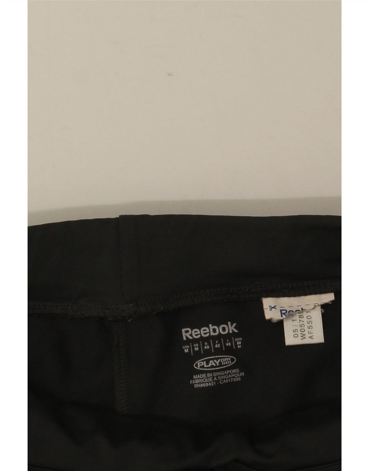REEBOK Womens Capri Leggings UK 12 Medium  Grey