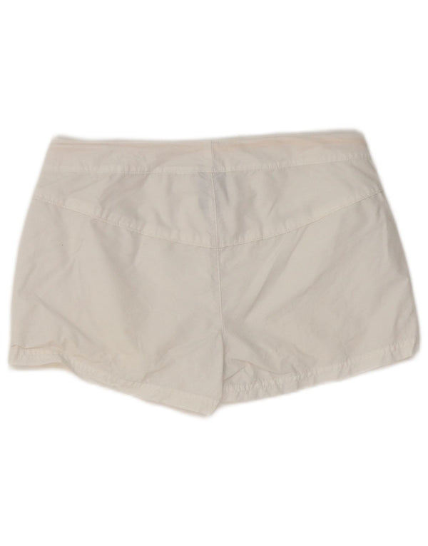 NIKE Womens Casual Shorts UK 12 Medium W32 White