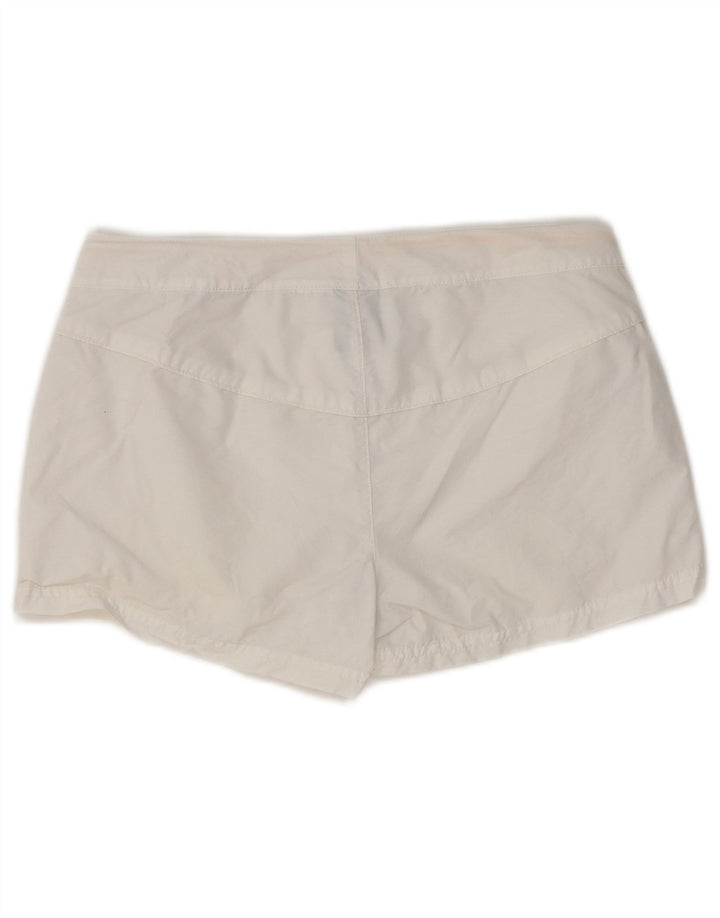 NIKE Womens Casual Shorts UK 12 Medium W32 White