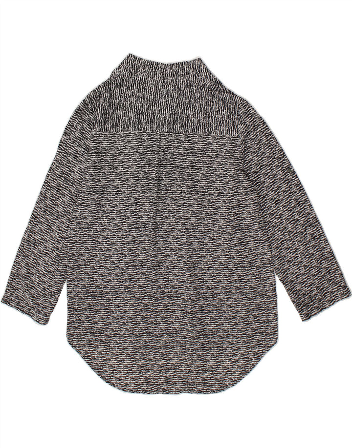MOSSIMO Womens Abstract Pattern Pullover Shirt Blouse UK 16 Large Black Vintage Mossimo and Second-Hand Mossimo from Messina Hembry 