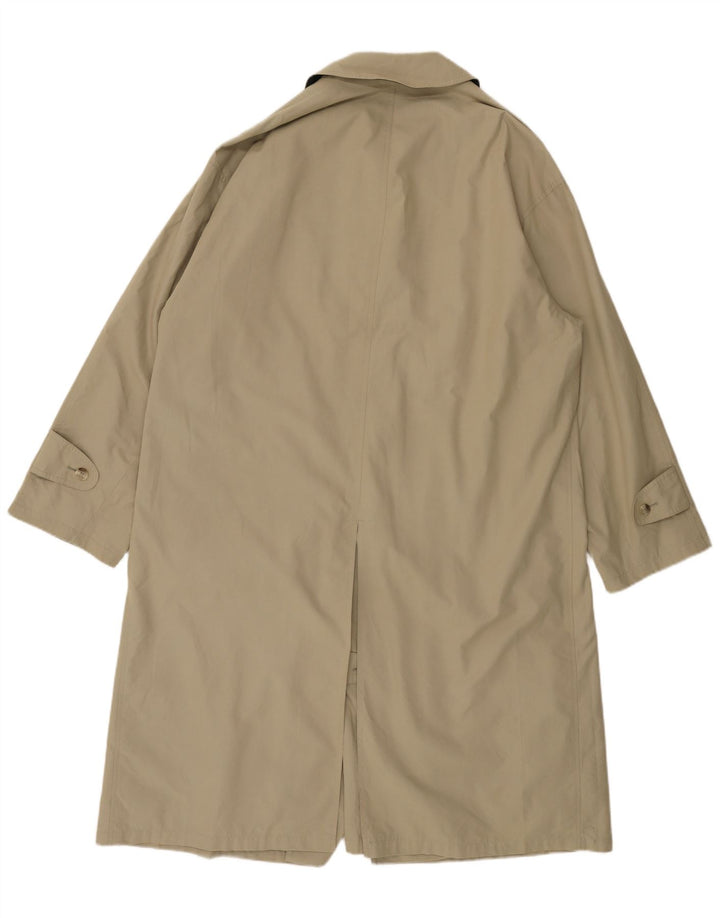 BUGATTI Mens Overcoat UK 42 XL Green Cotton