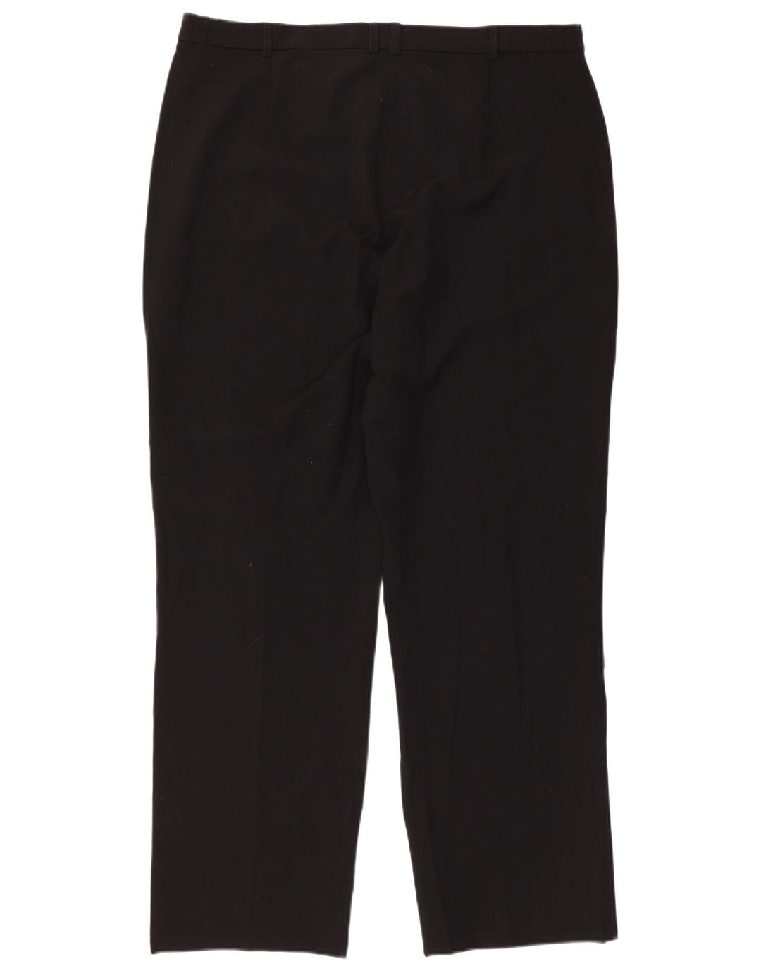 Marks & Spencer Womens Straight Casual Trousers Size 16 W36 L29 Black