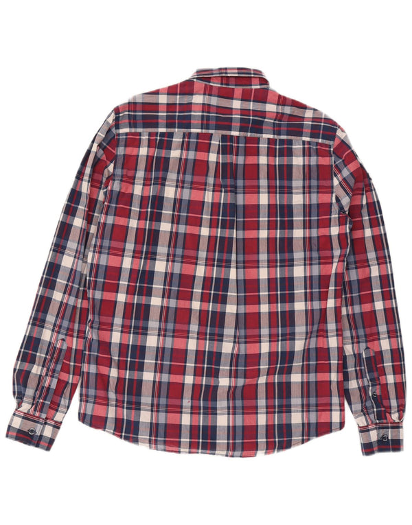 Superdry Mens Regular Fit Shirt Large Red Check Cotton
