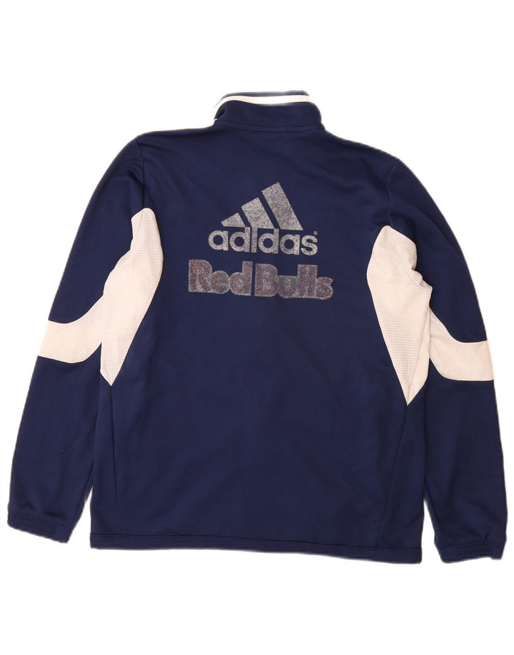 ADIDAS Boys Red Bull Tracksuit Top Jacket 13-14 Years Navy Blue