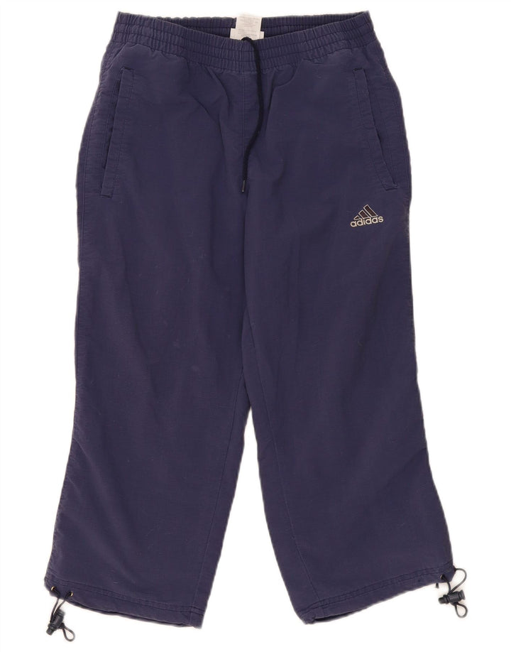 Adidas Boys Tracksuit Trousers 13-14 Years Navy Blue Polyamide