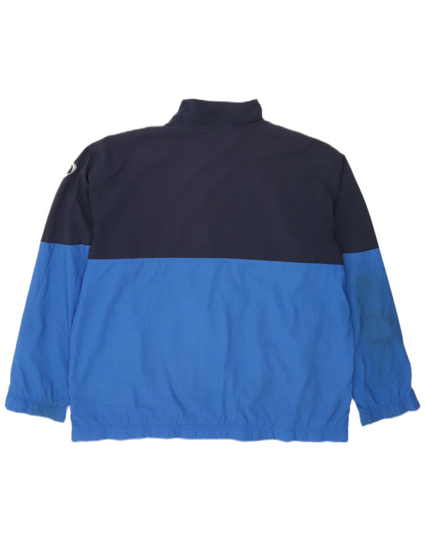 Nike Mens Tracksuit Top Jacket UK 44/46 XL Blue Colourblock Sports