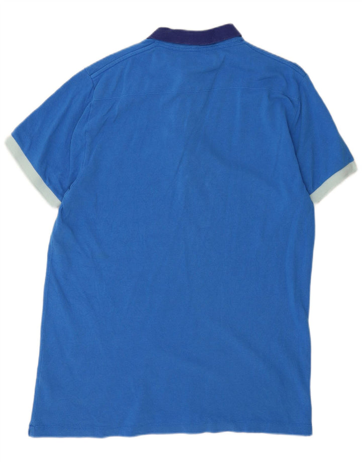 FRENCH CONNECTION Mens Polo Shirt XL Blue Cotton