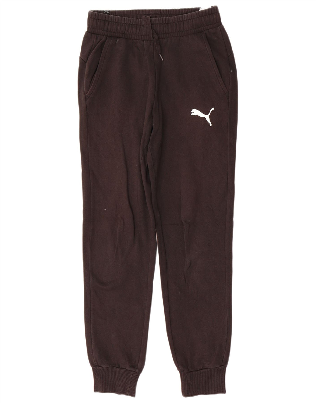 Puma Mens Tracksuit Trousers Joggers Small Black Cotton