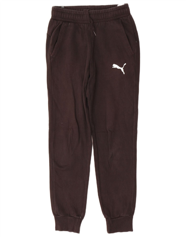 Puma Mens Tracksuit Trousers Joggers Small Black Cotton