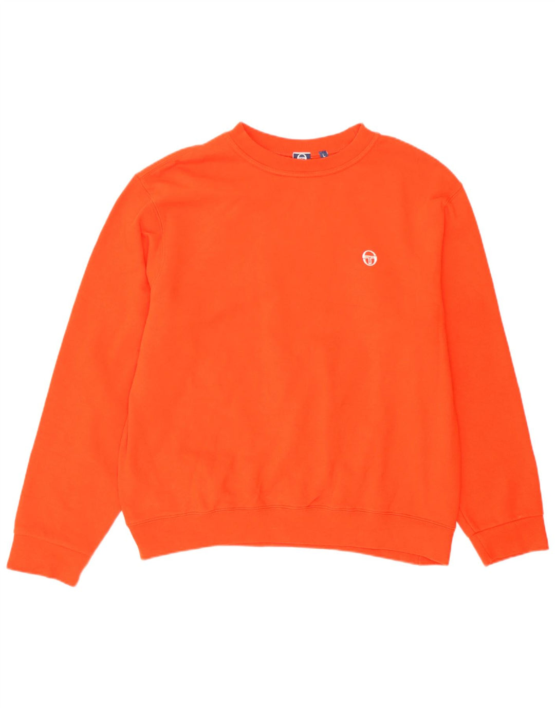 Sergio Tacchini Mens Sweatshirt Jumper Large Orange