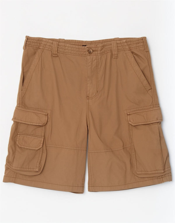 Best Company Mens Regular Cargo Shorts XL W34 Beige Cotton