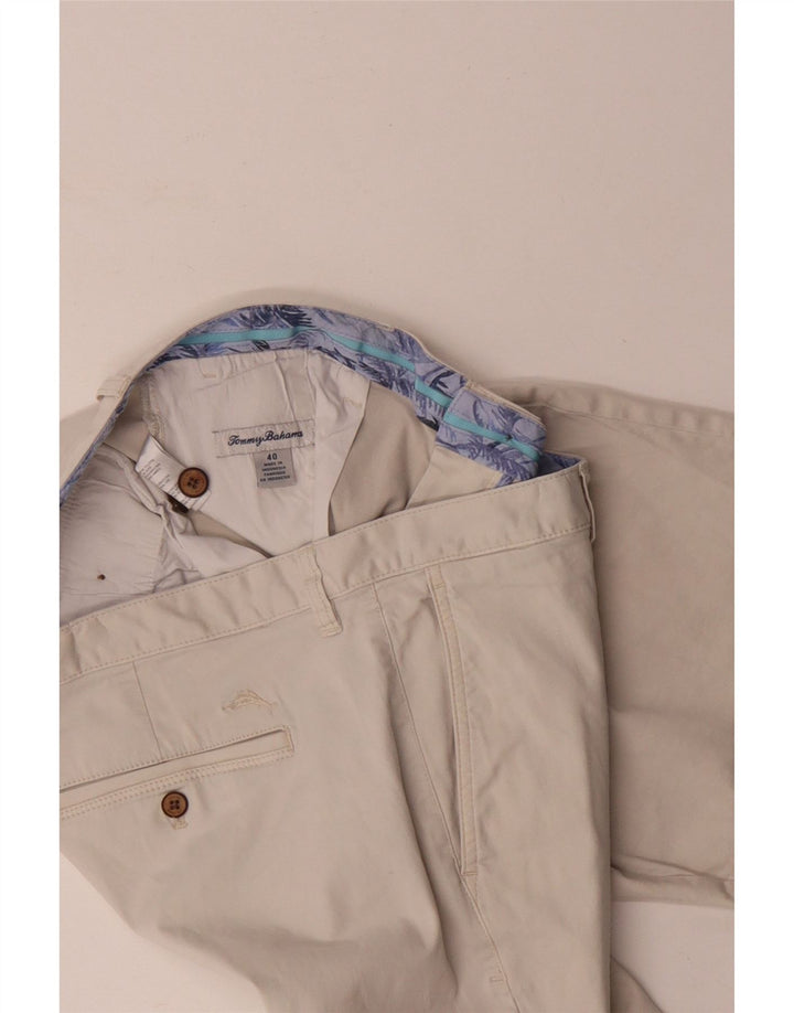 Tommy Bahama Mens Chino Shorts W40 XL  White Cotton