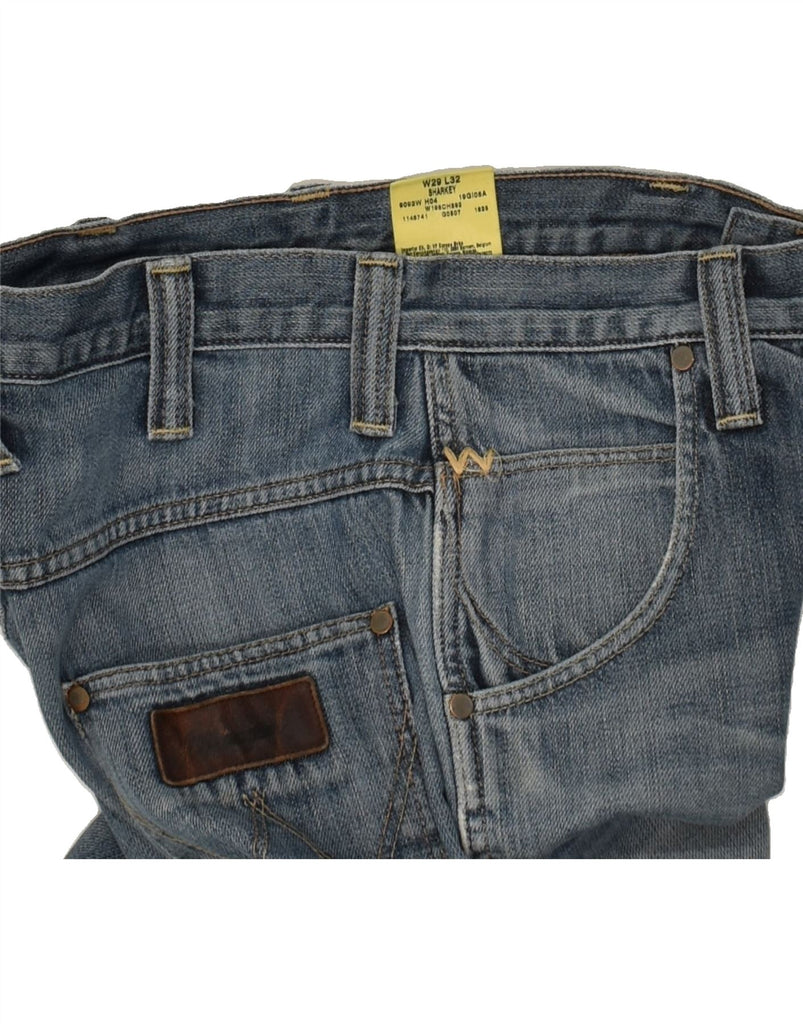 WRANGLER Mens Sharkey Bootcut Jeans W29 L29 Blue Cotton | Vintage Wrangler | Thrift | Second-Hand Wrangler | Used Clothing | Messina Hembry 