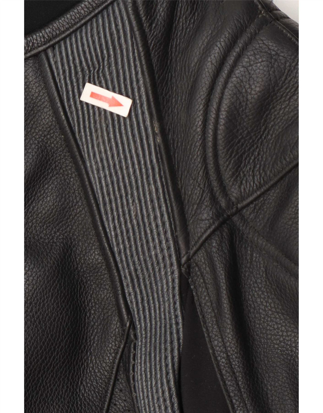 Hein Gericke Mens Graphic Leather Racer Jacket EU 52 Large Black