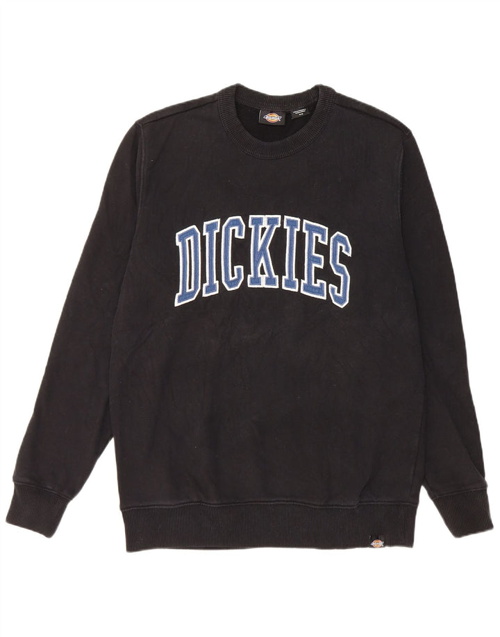 Dickies Mens Graphic Sweatshirt Jumper Medium Black