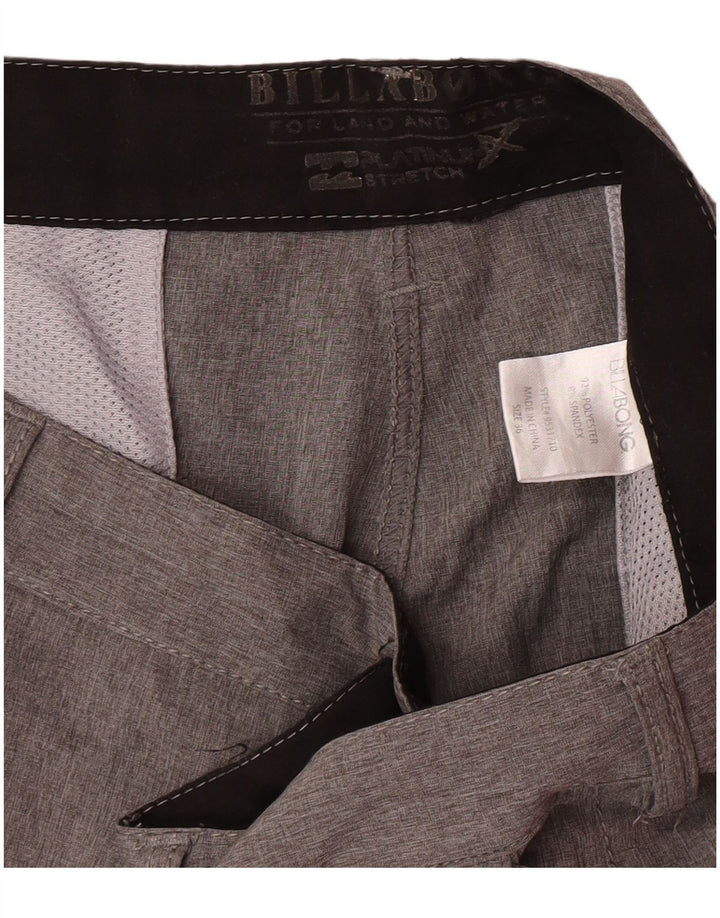 Billabong Mens Chino Shorts W36 Large Grey Polyester
