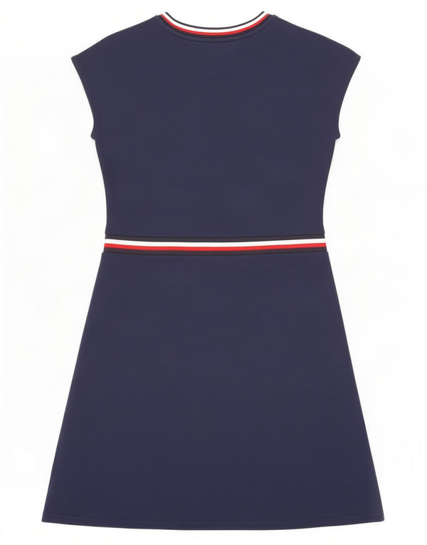 Tommy Hilfiger Girls T-Shirt Dress 15-16 Years Navy Blue Viscose