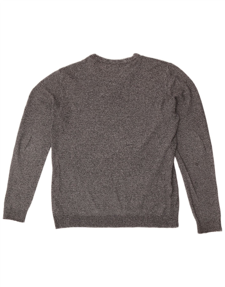 JACK & JONES Mens Crew Neck Jumper Sweater XL Grey Flecked
