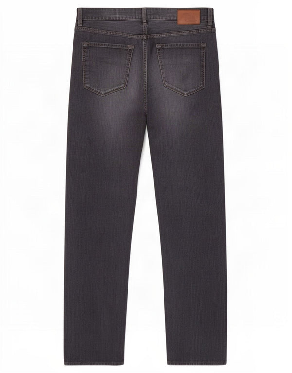 Hugo Boss Mens Straight Jeans W34 L34 Grey Cotton