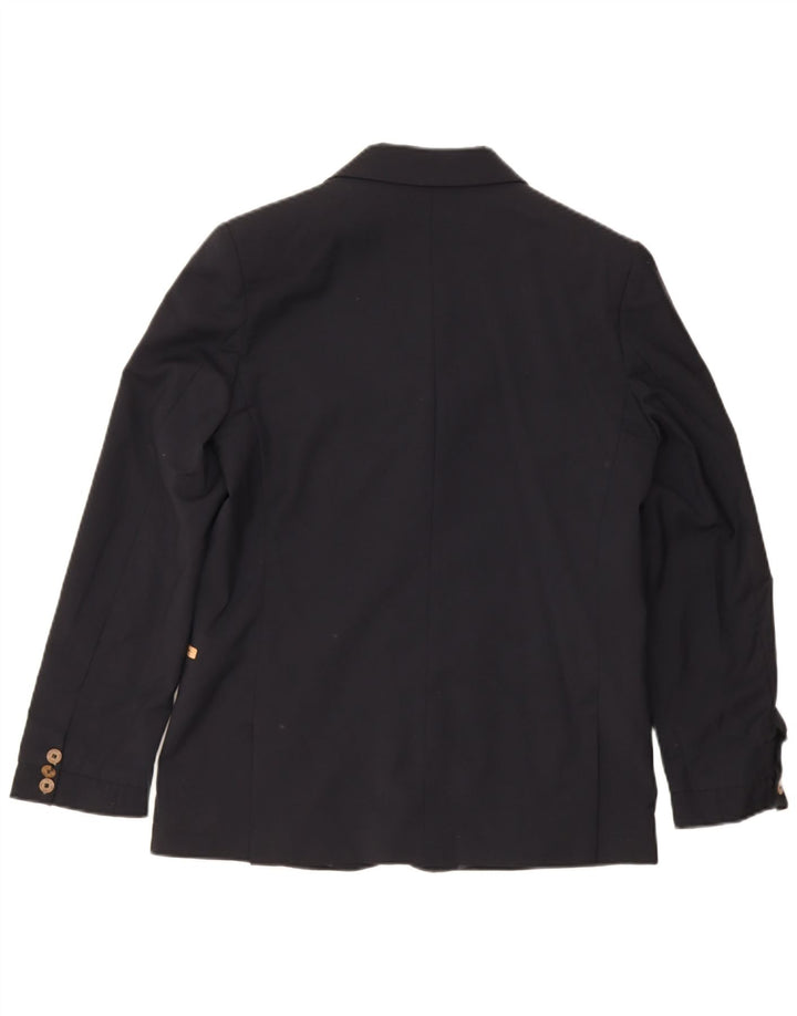 ALVIERO MARTINI Boys 3 Button Blazer Jacket 13-14 Years XL Navy Blue