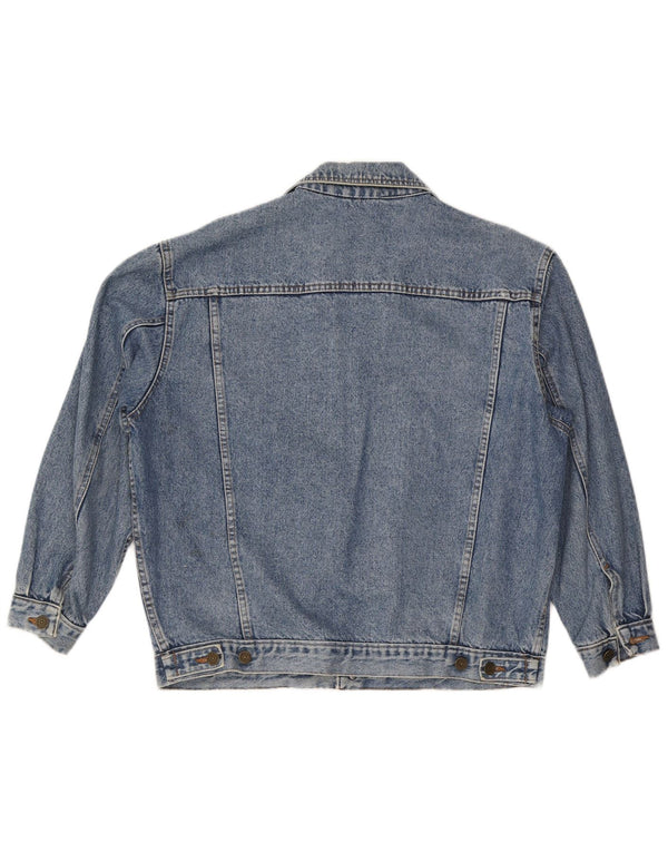 Wampum Mens Denim Jacket UK 38 Medium Blue