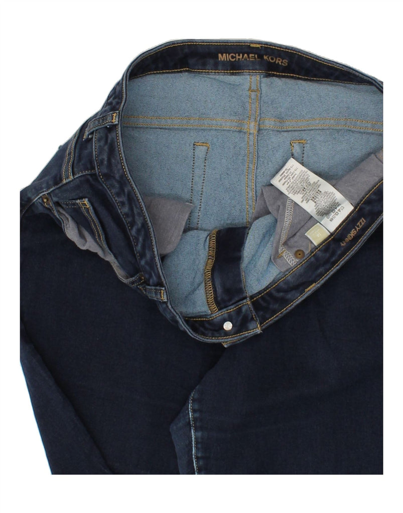 MICHAEL KORS Womens Izzy Skinny Jeans US 14 XL W34 L29 Navy Blue Cotton Vintage Michael Kors and Second-Hand Michael Kors from Messina Hembry 
