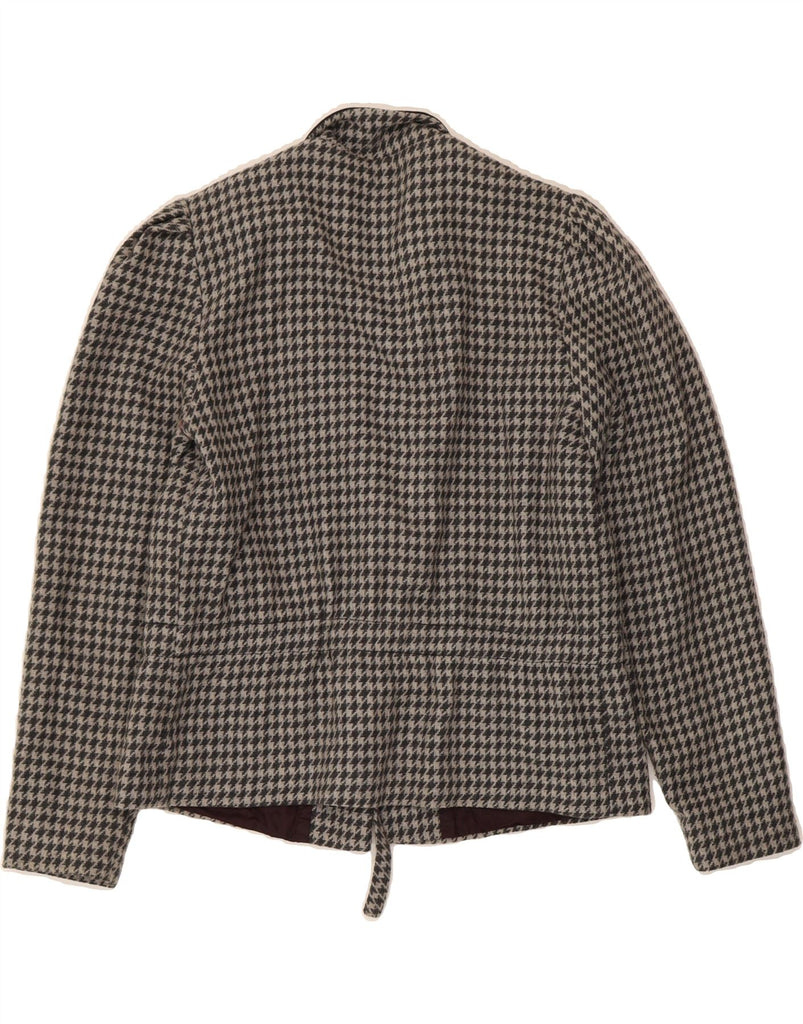 VINTAGE Womens 2 Piece Skirt Set IT 46 Large W28  Grey Houndstooth Vintage Vintage and Second-Hand Vintage from Messina Hembry 