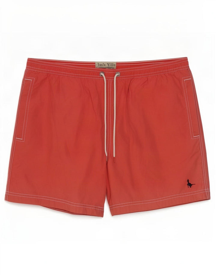 Jack Wills Mens Swimming Shorts Medium Red Cotton
