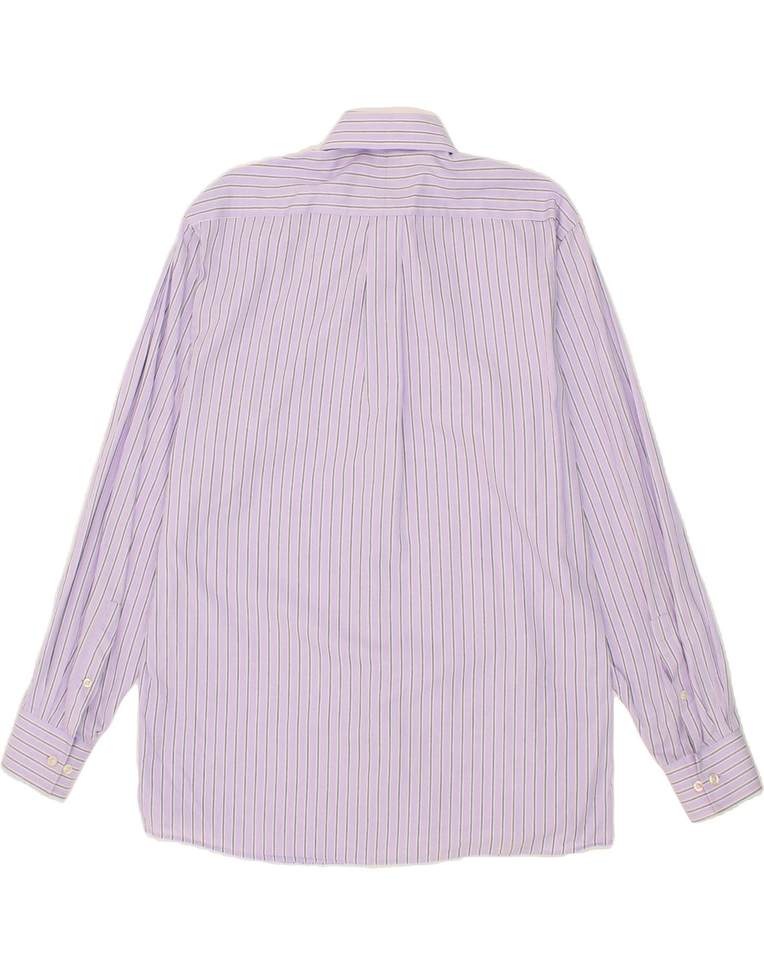 MICHAEL KORS Mens Shirt Size 16 Large Purple Striped Cotton Vintage Michael Kors and Second-Hand Michael Kors from Messina Hembry 