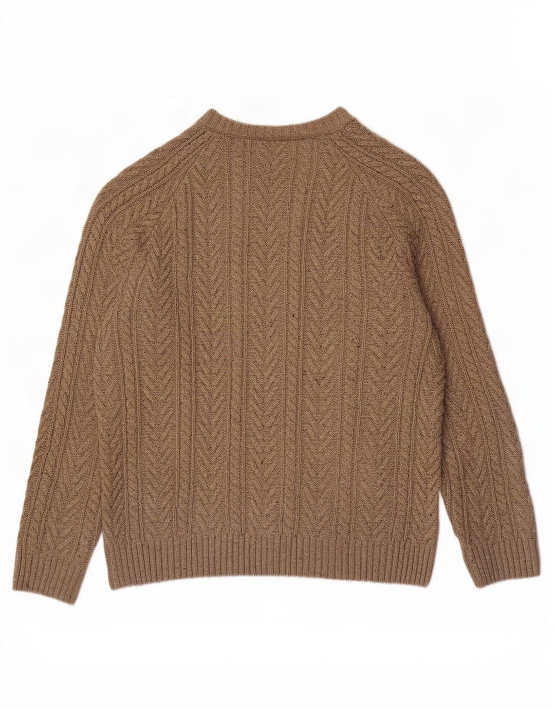 Zara Mens Boat Neck Jumper Sweater Large Beige