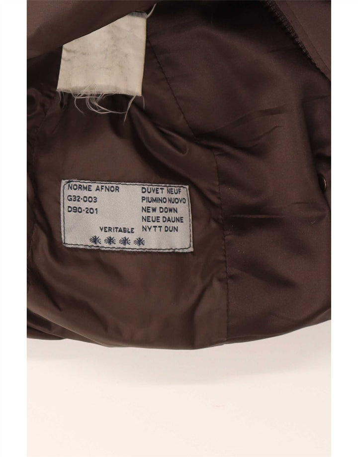 Moncler Womens Padded Coat Size 3 Large Brown