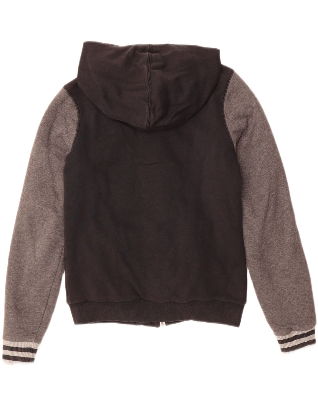 NIKE Womens Hooded Tracksuit Top Jacket UK 10 Small Black Colourblock Vintage Nike and Second-Hand Nike from Messina Hembry 