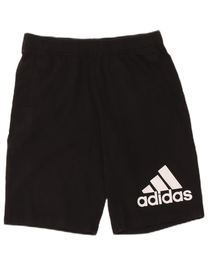 Adidas Boys Graphic Sport Shorts 15-16 Years Black