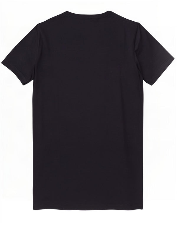 Hollister Mens Graphic T-Shirt Top Small Navy Blue Cotton