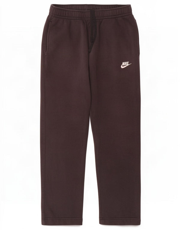 Nike Womens Tracksuit Trousers UK 14 Medium Black Cotton