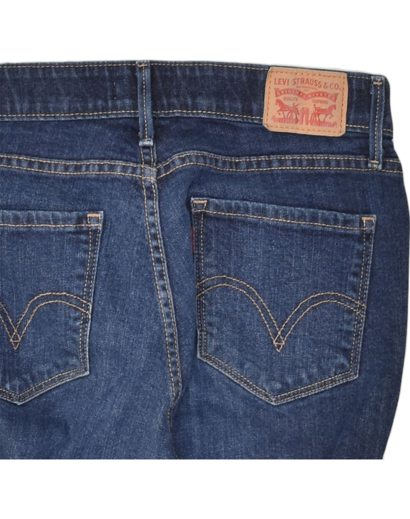 LEVI'S Womens Perfect Waist Straight Jeans US 6 Medium W28 L29  Navy Blue | Vintage Levi's | Thrift | Second-Hand Levi's | Used Clothing | Messina Hembry 