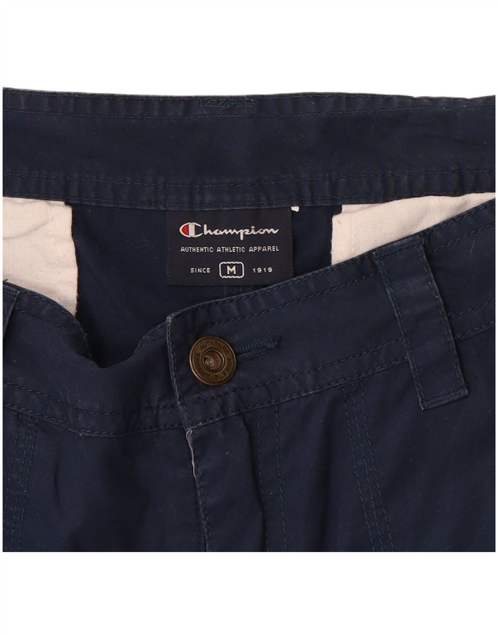 Champion Womens Low Waist Chino Shorts Medium W30  Navy Blue