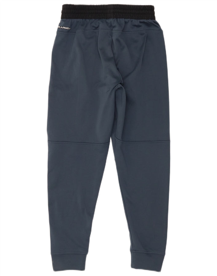 Under Armour Mens Cargo Tracksuit Trousers Joggers Medium Blue Polyester