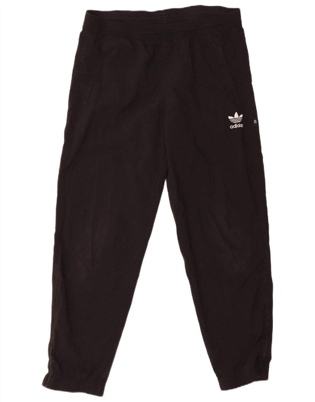 ADIDAS Mens Tracksuit Trousers Joggers Medium  Black Polyester
