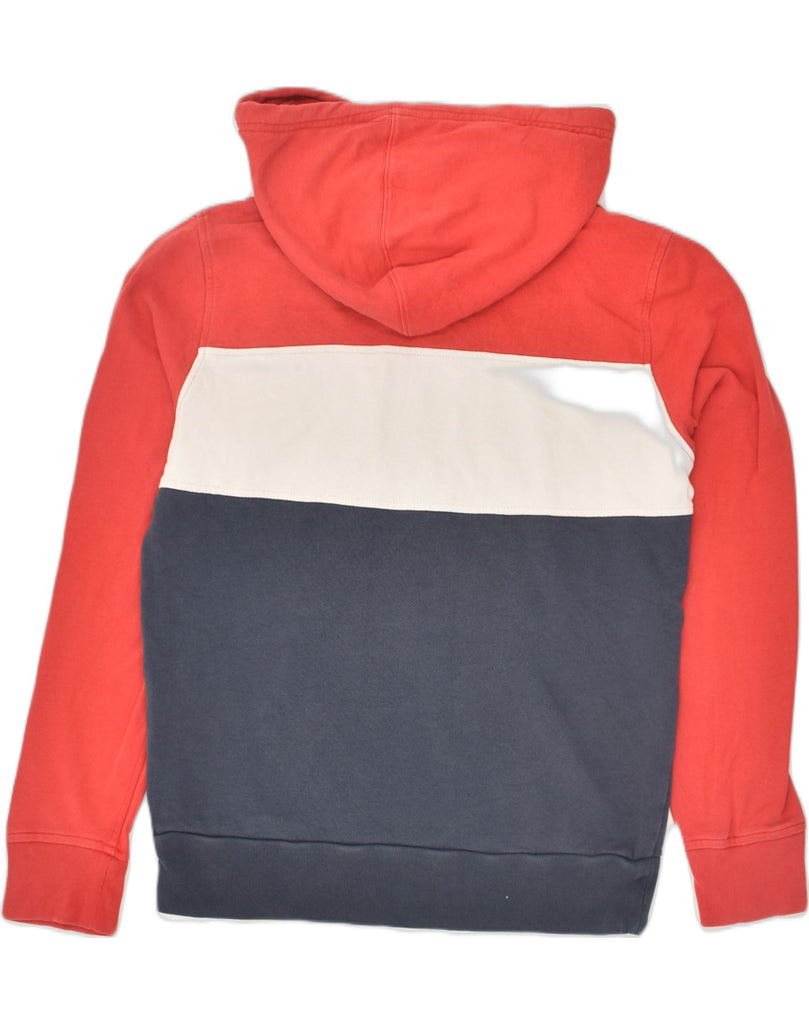 LEVI'S Mens Graphic Hoodie Jumper Small Red Colourblock Cotton | Vintage Levi's | Thrift | Second-Hand Levi's | Used Clothing | Messina Hembry 