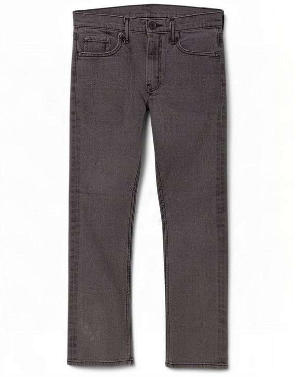 Levi's Mens 513 Slim Straight Jeans W29 L30 Grey Cotton