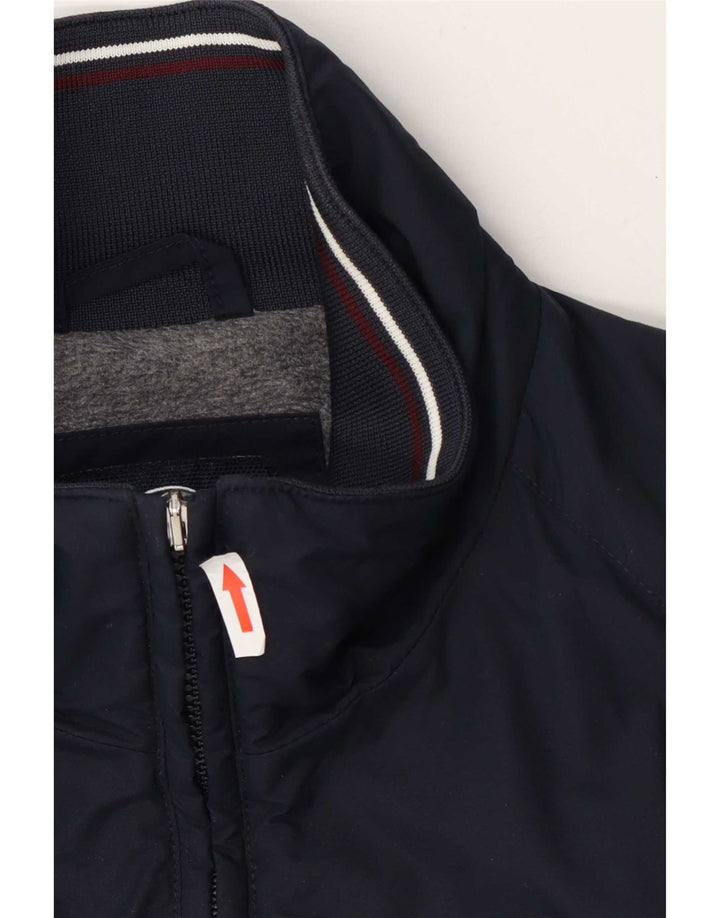 North Sails Mens Bomber Jacket UK 38 Medium Navy Blue Nylon