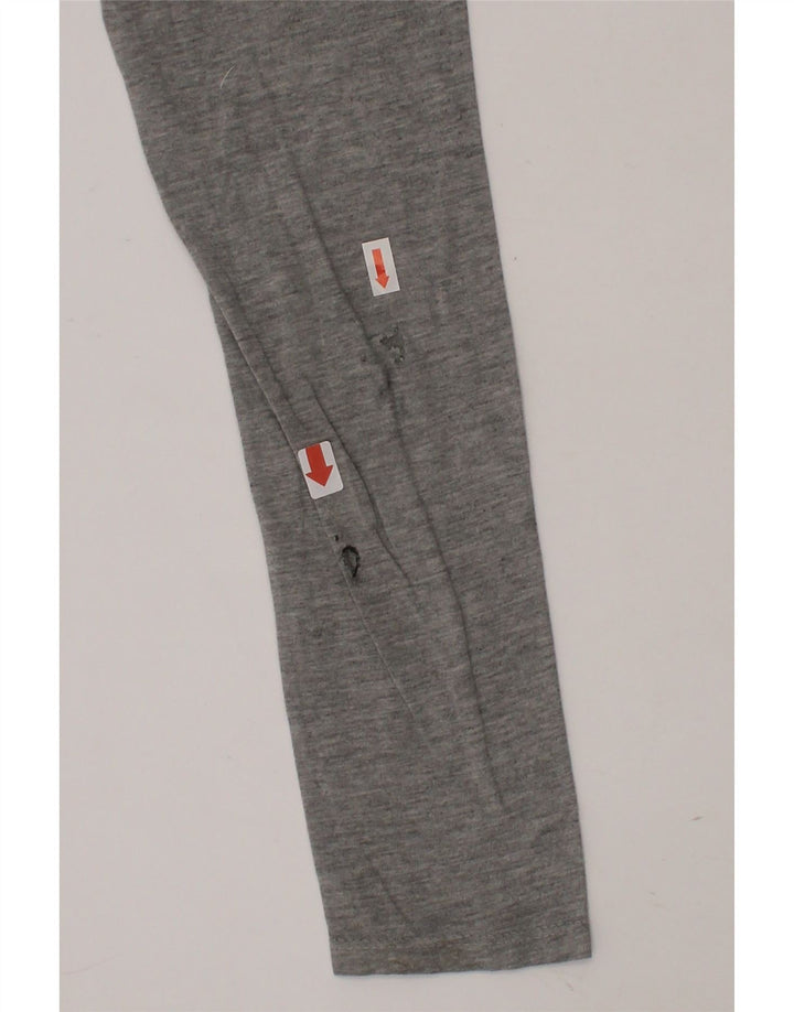 GUESS Boys Graphic Top Long Sleeve 9-10 Years Grey Colourblock Vintage Guess and Second-Hand Guess from Messina Hembry 