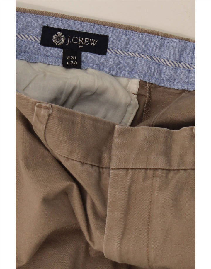 J. CREW Mens Straight Chino Trousers W31 L28 Grey Vintage J. Crew and Second-Hand J. Crew from Messina Hembry 