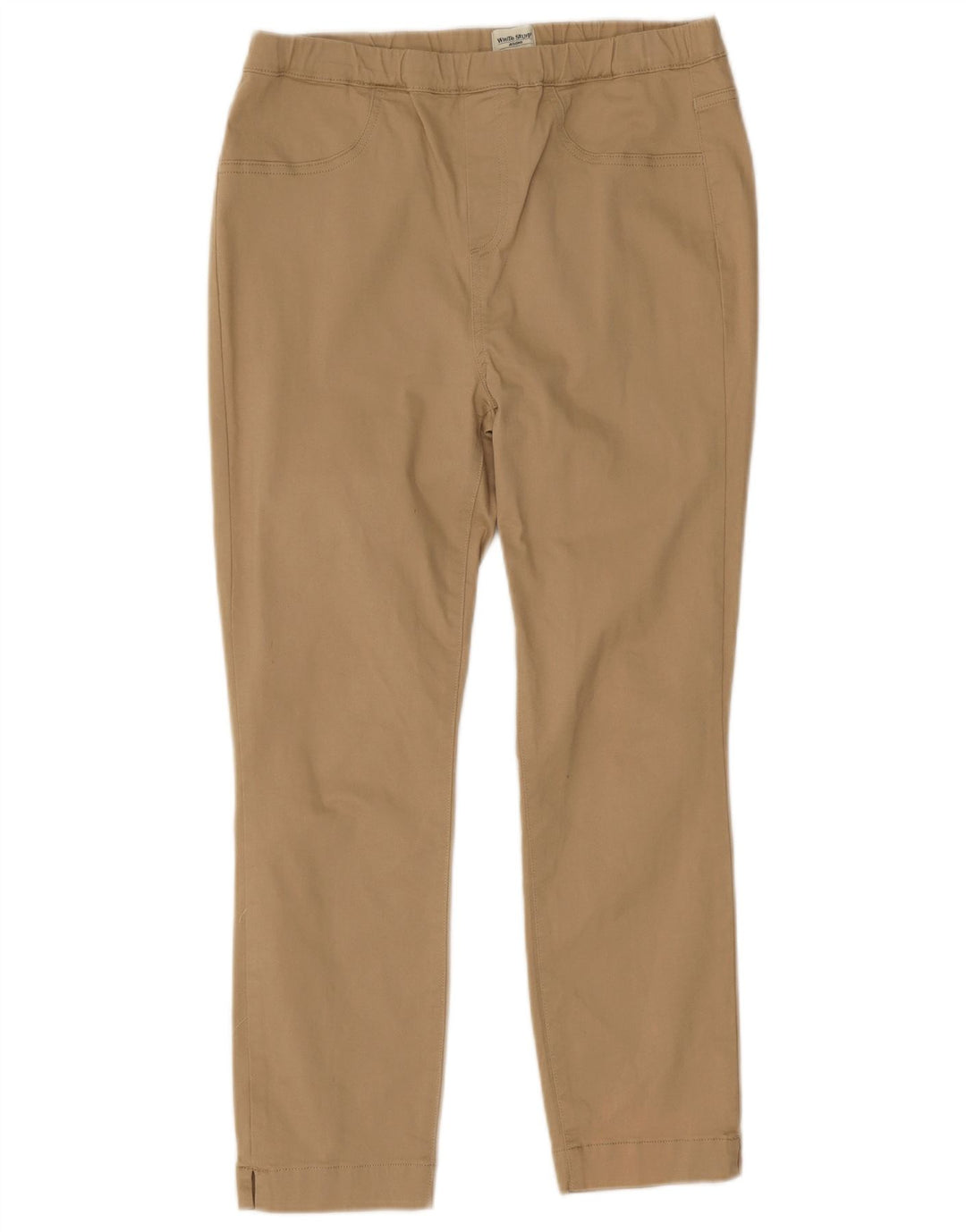 White Stuff Womens Jegging Cropped Trousers UK 14 Medium W30 L25 Beige