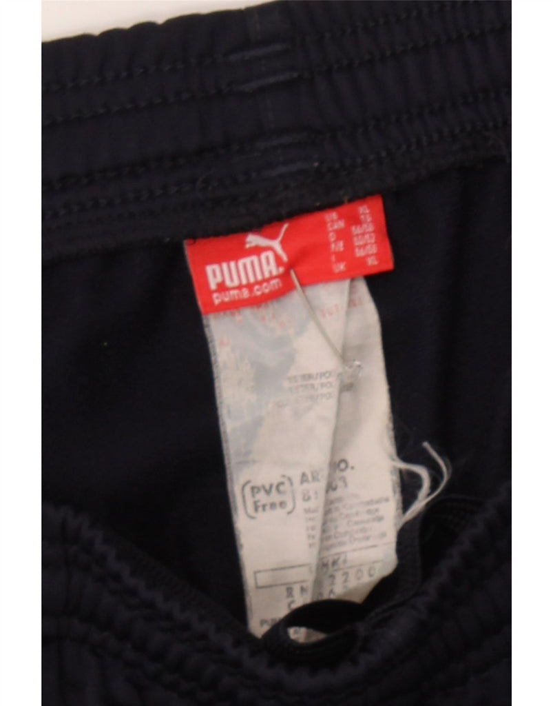 PUMA Mens Tracksuit Trousers XL  Navy Blue Colourblock Polyester Vintage Puma and Second-Hand Puma from Messina Hembry 