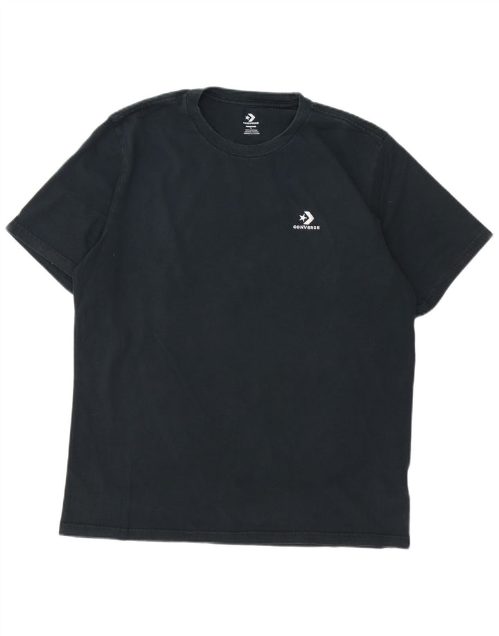 Converse Mens T-Shirt Top Large Black