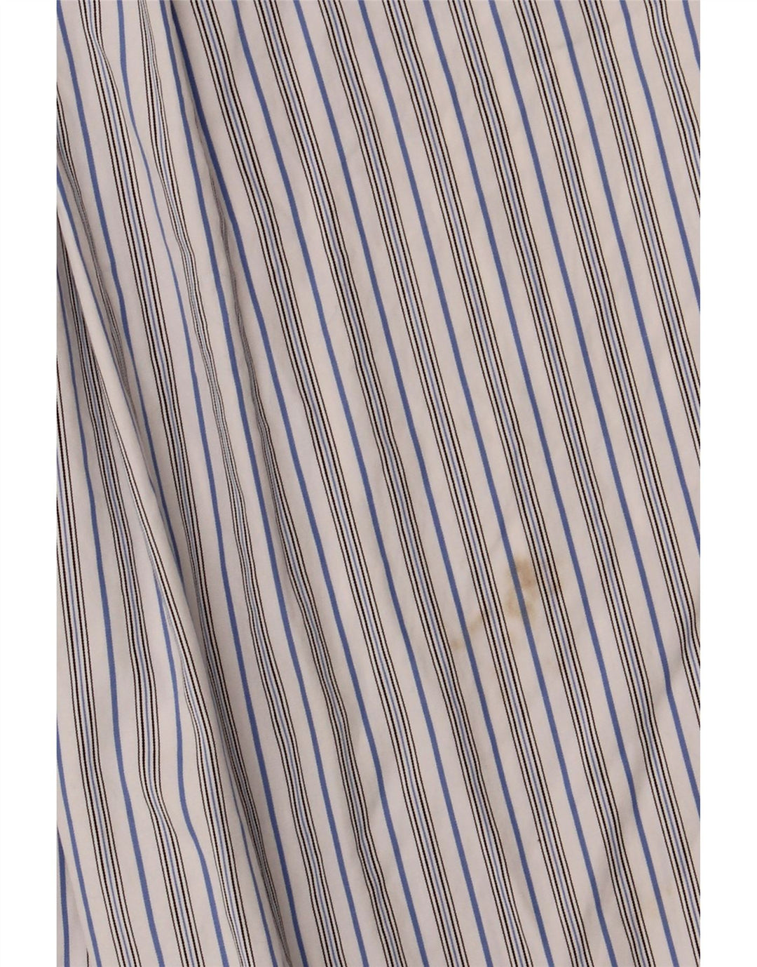 Ralph Lauren Mens Shirt Size 14 Small White Striped Cotton